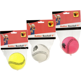 Honkbal 9 inch (7cm) rubber