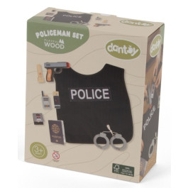 Dantoy - Houten Politieset 8-delig