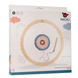 Micki - Houten weefraam rond (30cm)