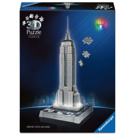 Ravensburger 3D puzzel - Empire State Building met Licht (216)