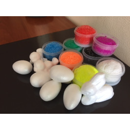 Foam Putty- diertjes XL - Knutselset 17 delen