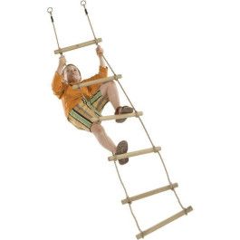 KBT Touwladder 210cm - 6 Sporten met PP Touw