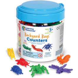 Learning Resources - Backyard Bugs™ Counters (Set of 72)