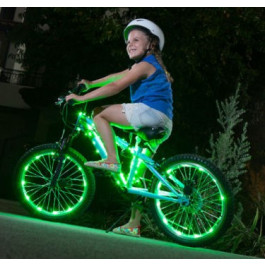 IkziLight Fietswielverlichting 2x20 LED - Groen