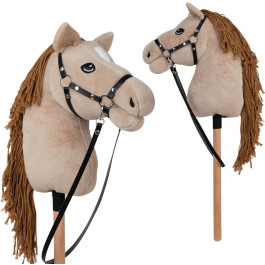 Stokpaard met Halster voor Hobby Horsing (zonder geluid)