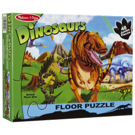 Melissa & Doug - Vloerpuzzel Land of Dinosaurs (48 dlg.)