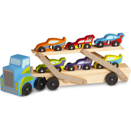 Melissa & Doug - Mega Race-Car Carrier