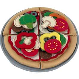 Melissa & Doug - Vilten Pizza Set