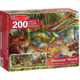 Melissa & Doug - Vloer Puzzel - De Wereld van de Dinosauriërs (200)