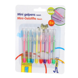 Mini Gelpennen 8-stuks-glitter