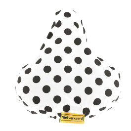 NietVerkeerd fietszadel dek, waterproof  - Animal Dots
