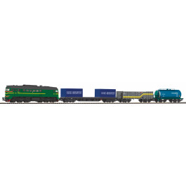 Piko H0 Startset - Diesel Locomotief M62 + 3 Goederenwagons (97940)