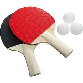 PlayFun Tafeltennis set - 2 bats met 3 ballen