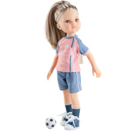 8431031046637 - Pop Amigas Profesiones Mónica voetbal (32cm)