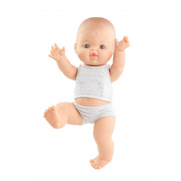 Paola Reina - Baby Pop Gordi meisje Alicia (blank met ondergoed) - 34cm
