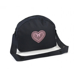 4004181853260 - Bayer Chic - Poppen Luiertas - hartje Navy Grijs