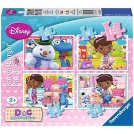 Ravensburger - Doc McStuffins 4in1box puzzel - 12+16+20+24 stukjes