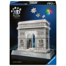 Ravensburger 3D puzzel - Triomphe Paris met Licht (216)