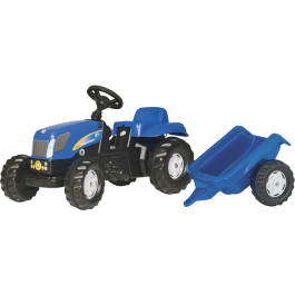 Rolly Toys - rollyKid New Holland T 7040 met aanhanger 