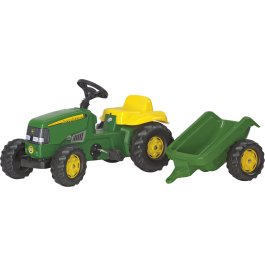 Rolly Toys - rollyKid John Deere met aanhanger 