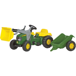 Rolly Toys - rollyKid JD traptractor met lader en aanhanger