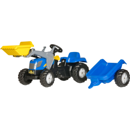 Rolly Toys - rollyKid NH T7040 met Voorlader en Aanhanger