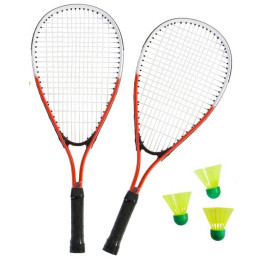 SportX Speed Badminton Set in tas (Rood)