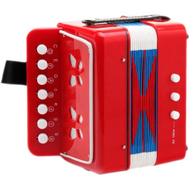 Kinder Accordeon Rood (17x18x10,5cm)