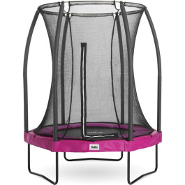 Salta Comfort Trampoline 153cm + Veiligheidsnet - Roze