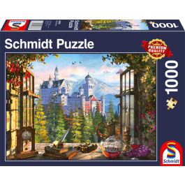 Schmidt - Uitzicht op het Sprookjeskasteel (1000) - Puzzel