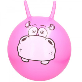 Skippybal 45 cm - Nijlpaard - Roze