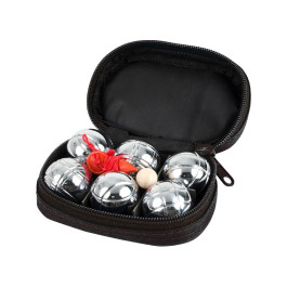 SportX - Metalen Mini Jeu de Boules 6/set in tas