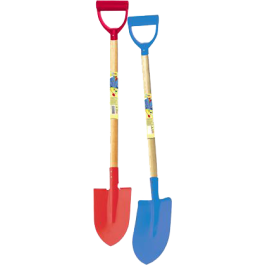 Summertime Beach Strandschep met Punt - 67cm (Blauw/Rood)