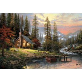Thomas Kinkade - A Peaceful Retreat (500) - Puzzel