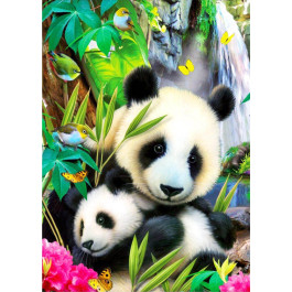Diamond Painting - (30x30cm) - Panda
