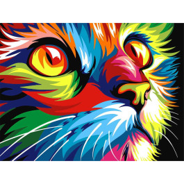 Diamond Painting - (50x40cm) - Poes