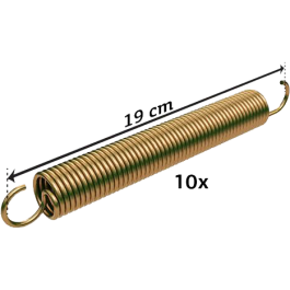BERG Trampolineveer TwinSpring Gold 19cm (per stuk)