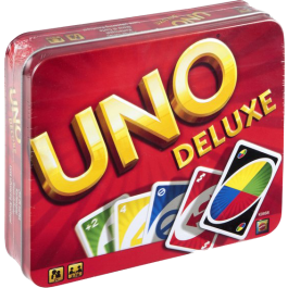 UNO Deluxe Kaartspel in Blik