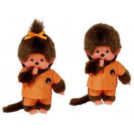 Monchhichi Set - Voetbal Jongen en Meisje (20cm)