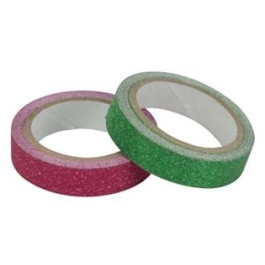 Washi Tape Glitter Rood-Groen