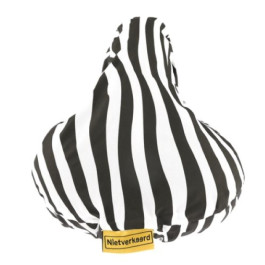 NietVerkeerd fietszadel dek, waterproof  - Zebra