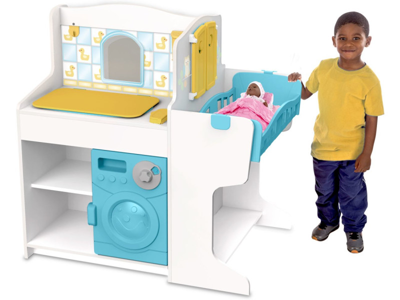 Melissa and doug doll care play center clearance