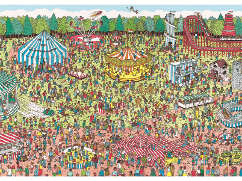 Waar Wally - kermis