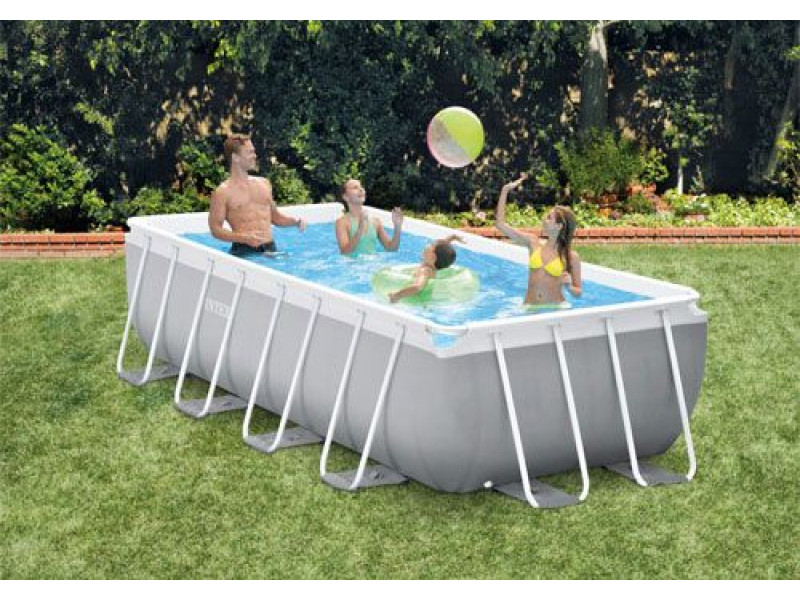 Intex Prism Frame Pool 400x200x100cm Incl Filterpomp En Trap 26788
