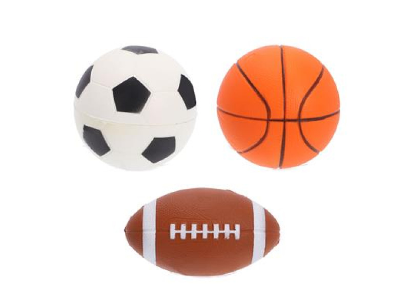 escaleren vonnis Gewond raken Softbal 12cm - Voetbal/Rugbybal/Basketbal - Set van 3 stuks.