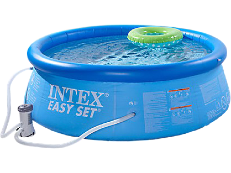 Intex Easy Set Pool Ø 366 x 76 cm + 12V Filterpomp (28132)