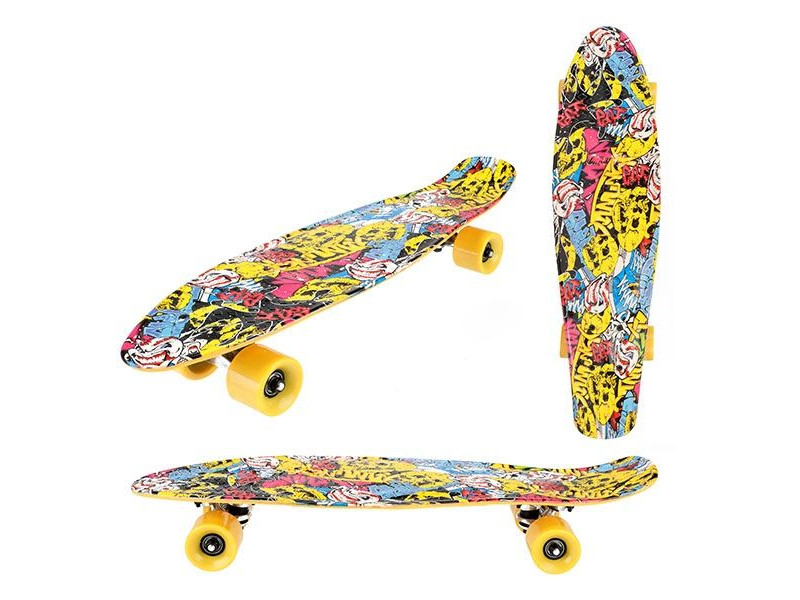 Lil compileren Rijk Skateboard - Cool Print Skul 60cm