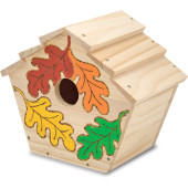 Melissa & Doug - Knutselset Bouw je eigen houten vogelhuisje