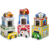 Melissa & Doug - Houten Speelset om te leren stapelen en sorteren