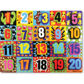 Melissa & Doug - Jumbo Numbers Chunky Puzzel